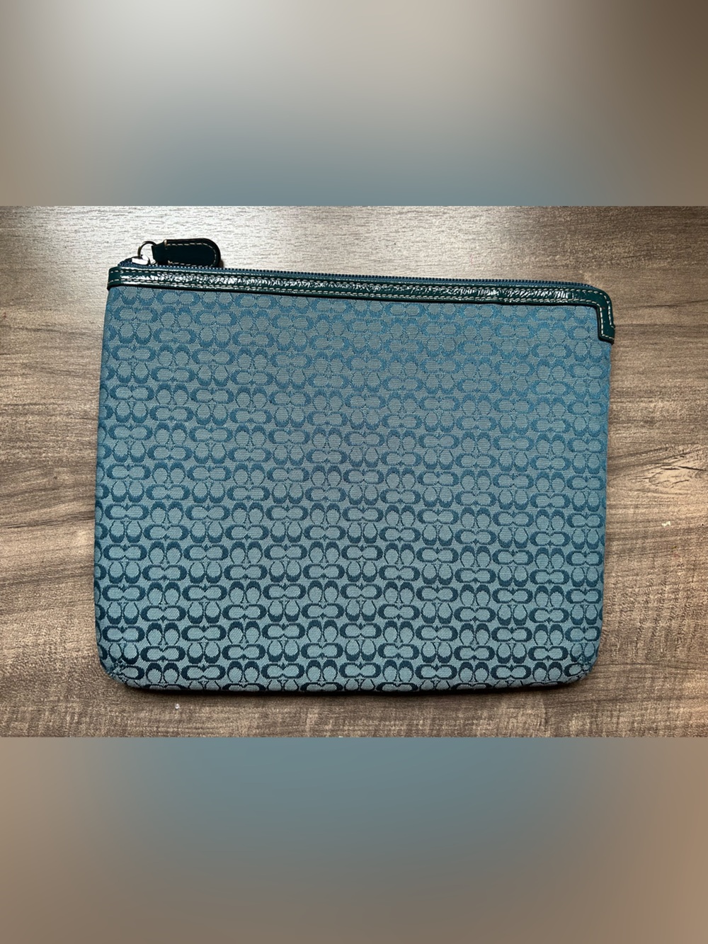 Coach iPad/Tablet Case in Teal